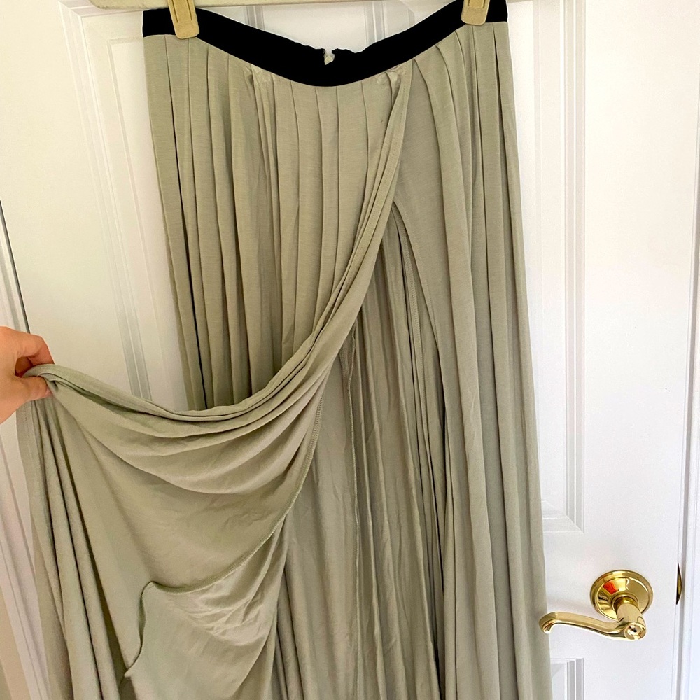 Never worn, Taupe size 6 maxi skirt
